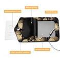 thumbnail image 4 of Square PU Leather 2 Pack Travel Tag - Bag Tag - Suitcase Tag with Privacy Cover and Stainless Steel Ring - Suitable for Travel, Backpack, and Handbag Skull, 4 of 7