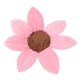 thumbnail image 3 of Soporte para la cabeza del baño del bebé con forma de girasol, esponja de felpa corta, suave y agradable para la piel, almohadilla de baño con forma de flor para la ducha, 3 of 15
