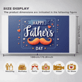 thumbnail image 5 of Mustache Design Backdrop Father's Day Banner Heart Decor for Father's Day Celebration Party Decoration Indoor Event, 5 of 8