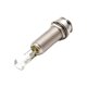 thumbnail image 3 of Guitar Pickup Jack Socket Endpin Sockets Threaded Cylinder Silver Nickel Noise Reduction, 3 of 4