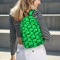 thumbnail image 5 of Disketp Green Broccoli Mochila de Lona Estampada, Mochila Escolar de Viaje Ligera para Estudiantes y Portátil-Medium, 5 of 5
