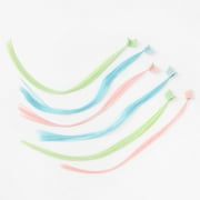 Claire's Club Faux Hair Pastel Butterfly Hair Claws - 6 Pack