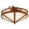 thumbnail image 2 of Meyda Tiffany 26874 Lone Kayak 2 Light 16" Wide Semi-Flush Ceiling Fixture - Rust, 2 of 2