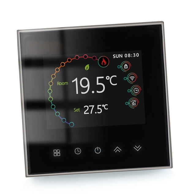 WiFi Smart Thermostat Temperature Controller, WiFi Thermostat with Multi Language APP Control, Smart Programmable Thermostat for Boiler Systems