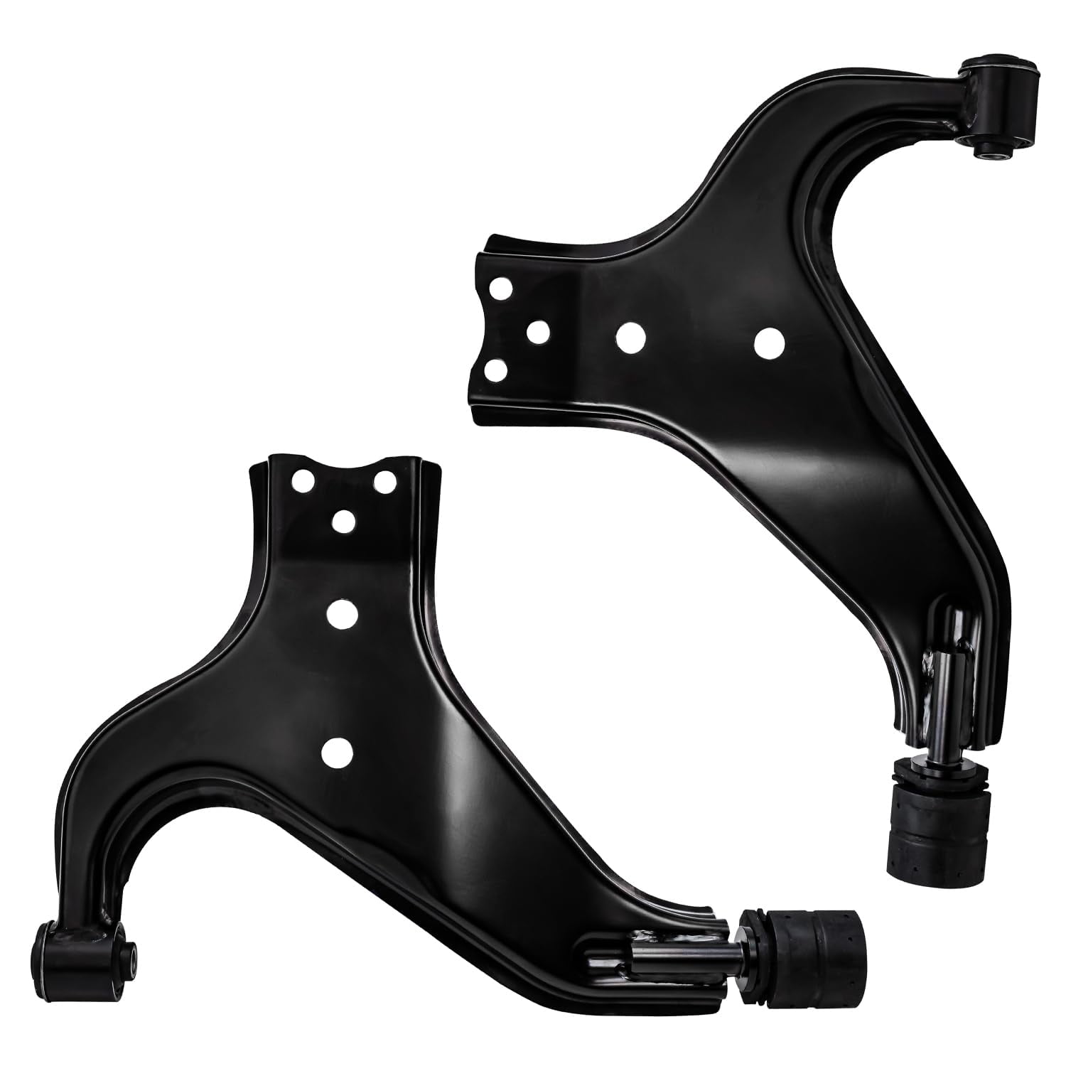 Detroit Axle - Front 12pc Suspension Kit for 1996-2004 Nissan Pathfinder Infiniti QX4, 2 Lower Control Arms 2 Ball Joints 2 Sway Bars 4 Outer and Inner Tie Rods 2 Boots Replacement
