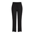 thumbnail image 4 of Hontri Palazzo Pants for Women- Women's Linen Wide Leg Pants Casual Loose High Waist Beach Haren Pants Pockets Loose Lounge Pants, 4 of 4