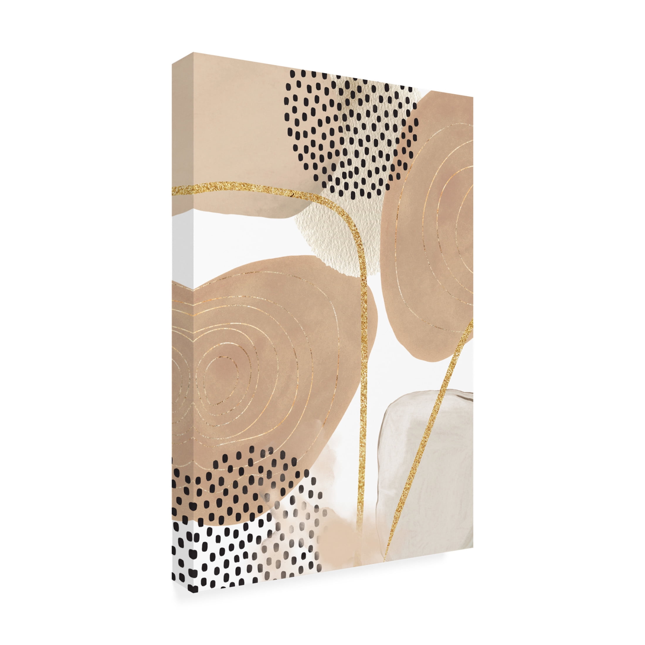 Trademark Fine Art Sally Ann Moss Jealous Beige 4 Canvas Wall Art