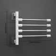 thumbnail image 3 of Towel Racks for Bathroom Towel Holder Punchfree Rotation Stainless Steel Bathroom Wall Hook Towel Rail for Home No Drillingwall Mountedrotating, Kitchen Essentials Clearance Sale, 3 of 3
