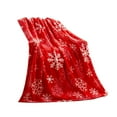 thumbnail image 2 of NWOKYZGH Red Snowflake Super Soft Flannel Throw Blanket - Cozy Fuzzy Plush for Couch - Christmas Decor - 51 x 59 Inch, 2 of 7