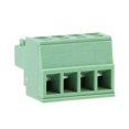 thumbnail image 3 of Unique Bargains 5Pcs AC300V 8A 3.5mm Pitch 4P Flat Angle Needle Seat Insert-In PCB Terminal, 3 of 4