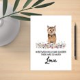 thumbnail image 2 of Koyal Wholesale Jumbo Pet Sympathy Card with Envelope, Norwich Terrier, Dog Grief Bereavement Card 8.5" x 11", 1-Pk, 2 of 5