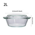 thumbnail image 2 of WIFKLSIIPG Bol en Verre pour Four avec Couvercle Alternatif Rond Micro-Ondes Lave-Vaisselle Ustensiles de Cuisine Batterie de Cuisine Durable Résistant à la Chaleur Plateau de Cuisson en Verre Batterie de Cuisine pour Cuisson Rôtissage Cuisson, Grande Capacité Cuisson, 2 of 3