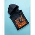 thumbnail image 3 of Nice is Overrated Dark Christmas Humor Men's Hoodie, 3 of 4