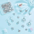 thumbnail image 4 of 60 piezas de 10 estilos de dijes: dije de princesa, dije de rey plateado con diamantes de imitación y circonitas cúbicas, dije de reina con coronas huecas., 4 of 6