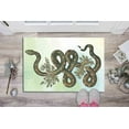 thumbnail image 6 of Animal Rug, Snake Rug, Floral Snake Illustration Rugs, Non-Slip Carpet Rug, Abstract Snake Rugs, Area Rugs, Easy to Clean Rugs, Large Rug, 3.3'x6.5' - 100x200 cm, 6 of 8