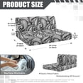 thumbnail image 7 of FOR U DESIGNS Polynesian Tribel Pattern RV Dinette Cushion Covers Wear-Resistan Camper Cushion Slipcover Comfortable Loveseat Sofa Chair Cover 1 Backrest Covers and 1 Bench Covers, 7 of 7