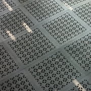 Greatmats StayLock Perforated PVC Plastic Interlocking Outdoor Wet Area and Home Playground Flooring, Deck and Pool Surround Floors Black, 26 Pack, 1x1 Ft x 9/16 inch
