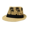 thumbnail image 2 of ZSQDM Adults Summer Fashion Sunscreen Straw Cap beach Casual Fisherman Hat beanie for Women Hat Hanger Bucket Hats Swimming Cap for Women, 2 of 2