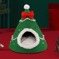 thumbnail image 4 of Christmas Candy Pet Bed Under 5 ! Yannianjz Festive Pet House Warm Kitty Bed Soft Dog Bed Winter Shelter for Small Cats Puppies Indoor Comfort, 4 of 6