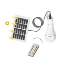 thumbnail image 4 of Bombilla LED recargable USB con gancho de clip, luces solares para acampar con control remoto, bombilla solar para acampar, caminar, interior, emergencia, 4 of 5