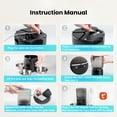 thumbnail image 3 of Vacqueen Automatic Pet Feeders with 3 Bowls, Cat Food Dispenser, 6L Capacity, WiFi Remote Feeding, 3 of 12
