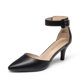thumbnail image 1 of Zapatos de Tacón Bajo para Mujer DREAM PAIRS, Punta Fina, Color Negro, 1 of 7