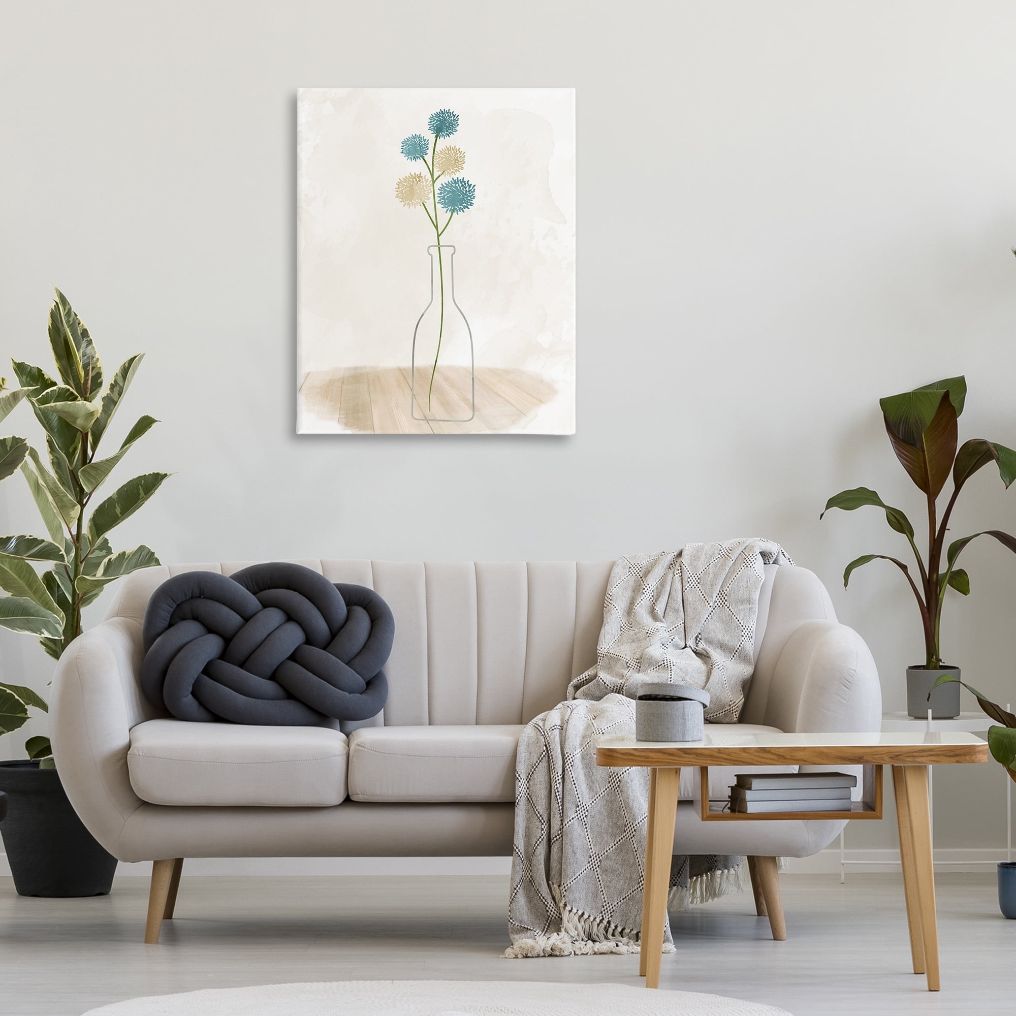 Stupell Industries Simple Bud Vase Botanical & Floral Painting Gallery Wrapped Canvas Art Print Wall Art, 30 x 40