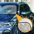 thumbnail image 3 of Yayeee Car Windshield Sun Shade Universal Fit Front Visor Protector, Beautiful Floral, 3 of 8