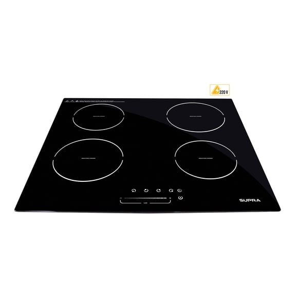 Parrilla de inducción SUPRA Magnética 4 quemadores 220v empotrable