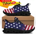 thumbnail image 1 of Zapatillas deportivas con diseño de bandera estadounidense para mujer, unisex, con cordones, estilo patriótico estadounidense, para primavera, viajes, senderismo, planas de uso diario., 1 of 6