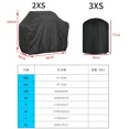 thumbnail image 2 of BBQ Cover 210D Oxford Cloth Waterproof Anti-Dust Grill Cover Rain Protective Round Rectangle Outdoor Barbecue Cover Accessories, 2 of 5
