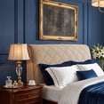 thumbnail image 6 of Bedroom Headboard Bed Soft Stretch Velvet Slipcover Quilted Padded Headboard Protector,47x26x10 inch, 6 of 8