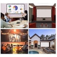 thumbnail image 5 of CNKOO 16:9 Portable Foldable Projector Screen HD Home Theater Outdoor Camping 3D Movie (100inch), 5 of 10