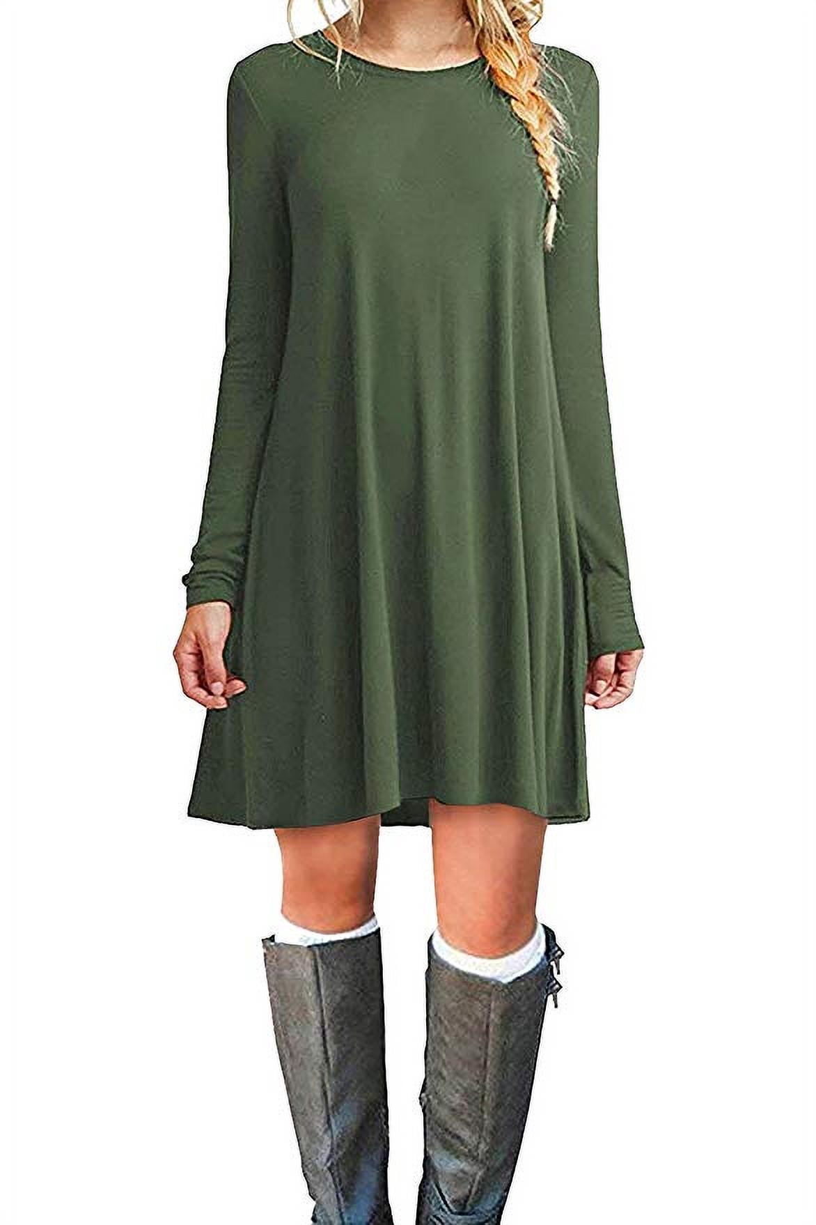 Women's Long Sleeve Casual Plain Simple 