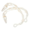 thumbnail image 4 of White Cotton Linen Rope Plant Hanger for Decoration with Metallic Line and Strong Durability 2, 4 of 8