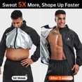 thumbnail image 2 of Traje de sauna para hombre, sudadera deportiva para bajar de peso, 2 of 6