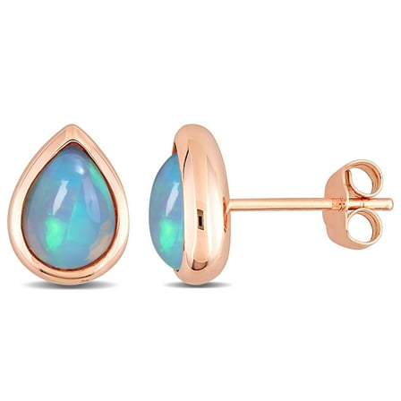 Everly Women's Opal 10k Rose Gold Earrings