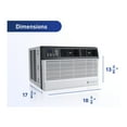 thumbnail image 3 of Friedrich CCF10B10C Chill Premier Smart Wi-Fi Room Air Conditioner with Wide Air Discharge Vents, 8-Way Airflow Control, and Washable Air Filter (White), 3 of 6