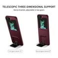 thumbnail image 2 of Stand Folding Mobile Phone Case Compatible with Samsung Galaxy Z Flip 7, Hard PC Material, Impact-Resistant and Drop-Resistant Shockproof Protective Phone Cover for Galaxy Flip 7 Cases, Winered, 2 of 9