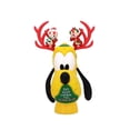 thumbnail image 1 of Adorno Navideño Disney Pluto con Diadema de Reno Multicolor, 1 of 3