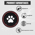 thumbnail image 3 of Yazoeia Bling Paw Car Cup Holder Coaster, 2 PCS Non-Slip Auto Cup Coasters, Shiny Crystal Rhinestone Insert Decorative Cup Mat, Universal Vehicle Interior Accessories for Most Cars (Black, 3 of 6