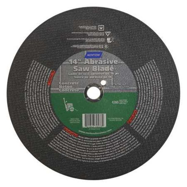 NORTON 70184670533 CutOff Wheel,Gemini Concrete,14"x1/4"x1 Walmart