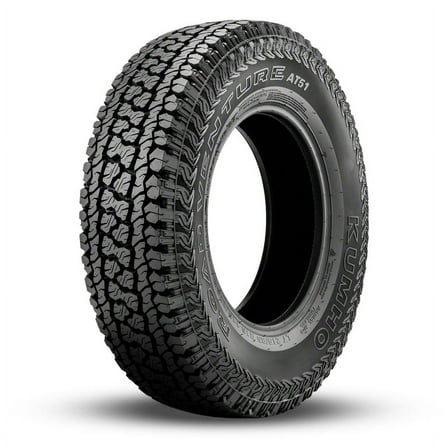 Kumho Road Venture AT51 All Terrain 275/65R18 114T Light Truck Tire Fits: 2019-23 Chevrolet Silverado 1500 LT Trail Boss, 2004-14 Ford F-150 FX4