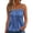 Blue, variant on lcziwo Womens Solid Color Tank Top Denim Casual Spaghetti Strap Sleeveless Top Shirt Summer Holiday Vacation Camisole Blue M