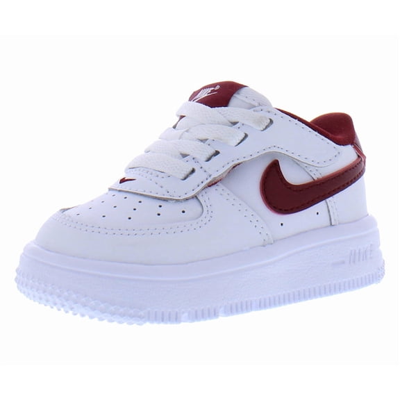 Nike Force 1 Low EasyOn Leather Infant/Toddler Shoes Size 6, Color: White/Team Red