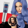 thumbnail image 5 of 4 Colours Hair Dye Option- Natural Hair Color, Brown, Red, Purple, Blue, Gentle & Convenient, Silver Gray Hair Coloring, DIY Hair Dye, Vibrant Hair Color, Holiday Christmas, All Hair Types, 1 Pc, 5 of 9