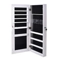 thumbnail image 5 of UBesGoo Jewelry Cabinet Wall Mounted Mirrored Armoire Storage Organizer White, 5 of 10