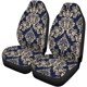 thumbnail image 1 of ABPHQTO Juego de 2 fundas para asientos de coche, protector universal dorado para asientos delanteros de coche, se adapta a coches, SUV, sedán, camiones, 1 of 4