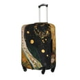 thumbnail image 2 of Cauagu Abstract Gold Floral Galaxy Print Travel Luggage Cover,Travel Dust-proof Suitcase Cover Softside Suitcase Protector for 18-32inch,Not Included Suitcase, 2 of 8