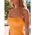 thumbnail image 3 of Womens Summer Casual Slip Dresses Spaghetti Strap Bodycon Maxi Dress Orange Color L, 3 of 6